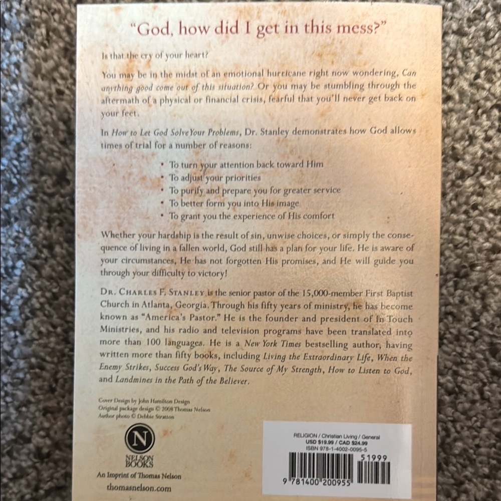How to Let God Solve Your Problems Book - Picture 2 of 2